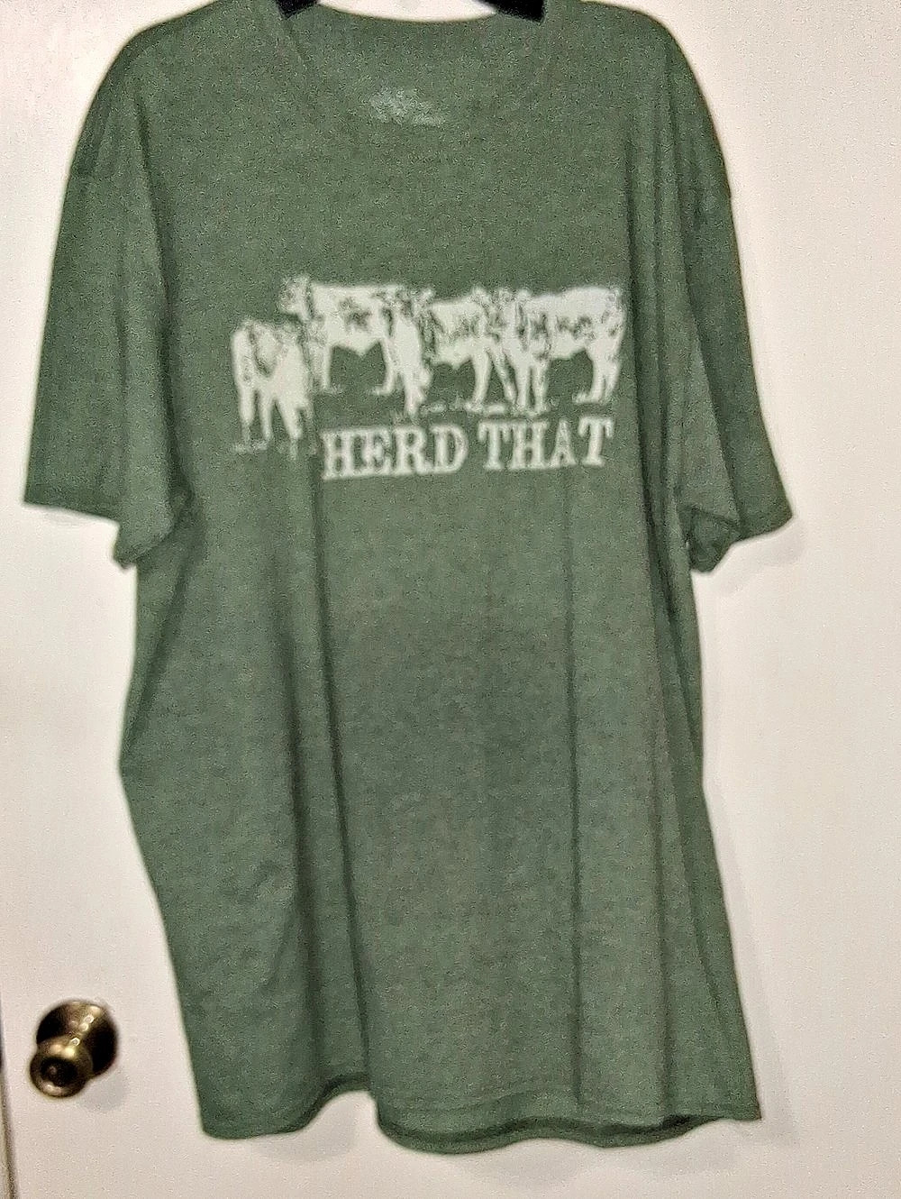 Dixxon Herd That Graphic Tee in Green Like New